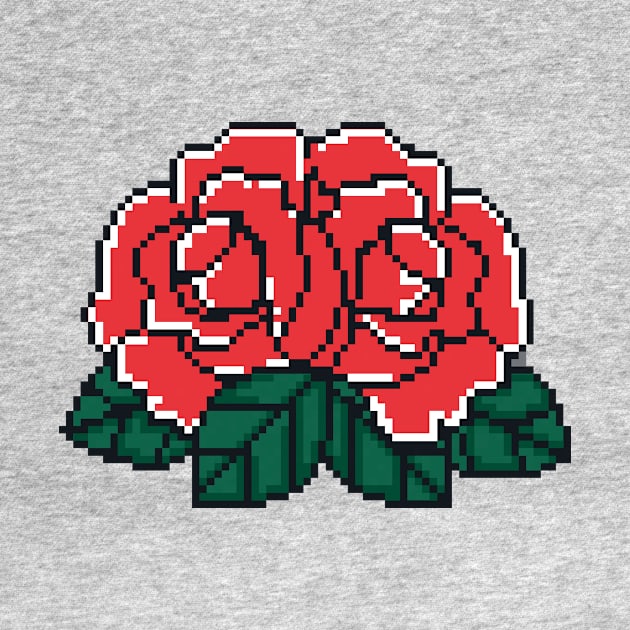 pixel roses by Gaspar987